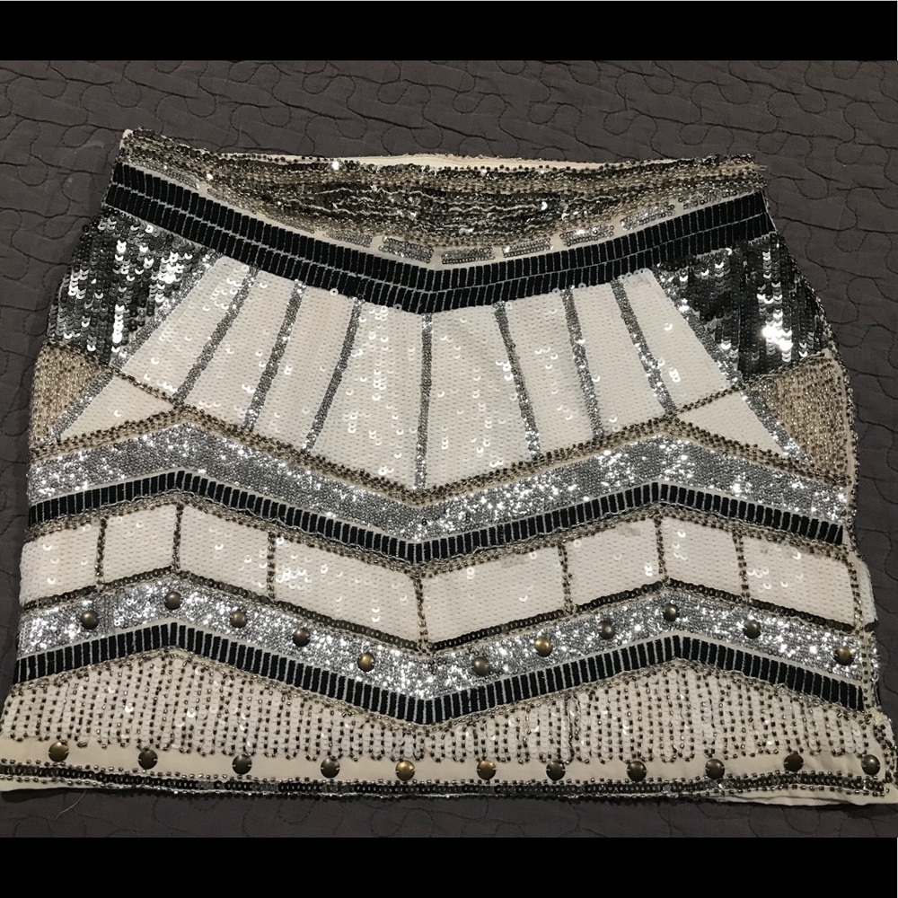Sequined skirt size L SOLD